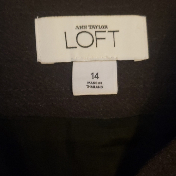 ANN Taylor loft wool skirt. Size 14 - Picture 3 of 10